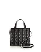 Max Mara Small Whitney Perforated Leather Satchel