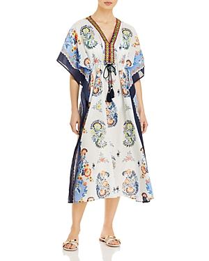Echo Printed Caftan Swim Cover-up
