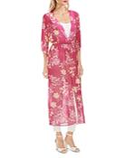 Vince Camuto Sheer Floral Maxi Dress