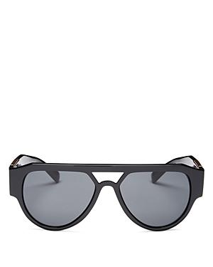 Versace Men's Brow Bar Aviator Sunglasses, 57mm