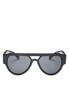Versace Men's Brow Bar Aviator Sunglasses, 57mm