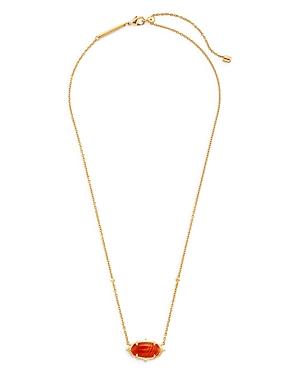 Kendra Scott Elisa Baroque Gemstone Adjustable Pendant Necklace, 18