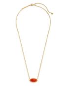 Kendra Scott Elisa Baroque Gemstone Adjustable Pendant Necklace, 18
