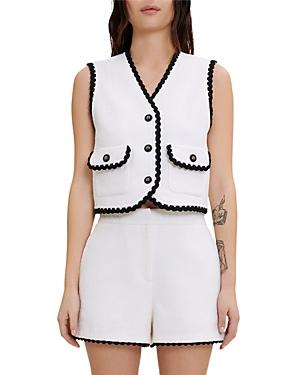 Maje Vitosio Tweed Vest