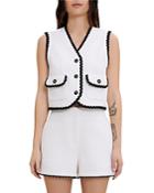 Maje Vitosio Tweed Vest