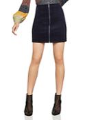 Bcbgmaxazria Zip-front Corduroy Mini Skirt - 100% Exclusive