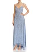 Avery G Embellished High/low Gown