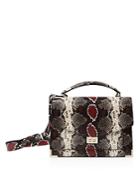 The Kooples Emily Snake-embossed Leather Maxi Crossbody