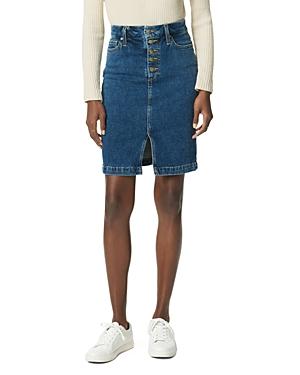 Joe's Jeans Button-fly Denim Pencil Skirt