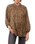 Gerard Darel Cloane Printed Button Front Shirt