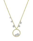 Meira T 14k White & Yellow Gold Diamond Geometric Shape Shaker Pendant Necklace, 18