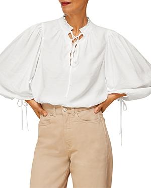 Whistles Balloon Sleeve Top
