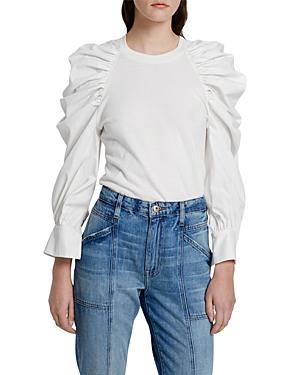 Jonathan Simkhai Bowie Statement Sleeve Top