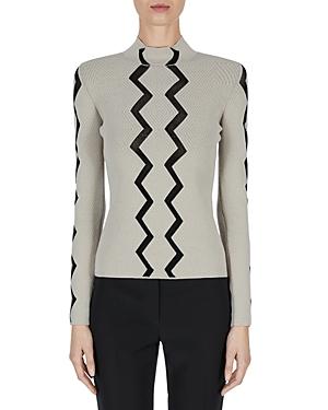 Armani Zigzag Striped Sweater