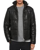 Allsaints Coronet Leather Puffer Jacket