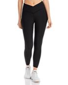 Aqua High Rise Knit Compression Leggings - 100% Exclusive