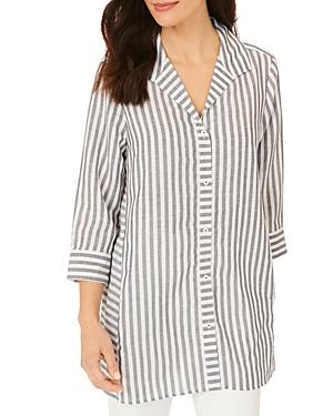 Foxcroft Soraya Striped Tunic Top