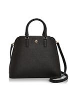 Tory Burch Robinson Leather Dome Satchel