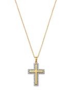 Bloomingdale's Diamond Large Cross Pendant Necklace In 14k Yellow Gold, 0.70 Ct. T.w. - 100% Exclusive