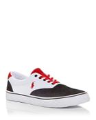 Polo Ralph Lauren Men's Thornton Color Block Low Top Sneakers
