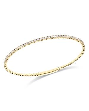 Bloomingdale's Diamond Flexible Bangle Bracelet In 14k Yellow Gold, 1.65 Ct. T.w. - 100% Exclusive