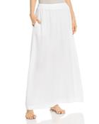 Three Dots Gauze Maxi Skirt