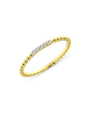 Meira T 18k Yellow Gold Diamond Ball Ring