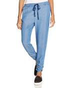 Splendid Ruched Chambray Drawstring Pants - 100% Bloomingdale's Exclusive