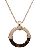 Ralph Lauren Circle Pendant Necklace, 30