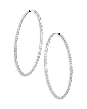 Bloomingdale's Sterling Silver Twist Hoop Earrings - 100% Exclusive