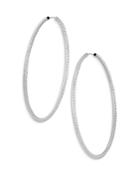 Bloomingdale's Sterling Silver Twist Hoop Earrings - 100% Exclusive