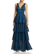 Laundry By Shelli Segal Tiered Ruffle Gown