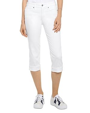 Nydj Marilyn Straight Crop Jeans In Optic White