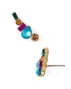 Aqua Multicolor Stud Earrings - 100% Exclusive