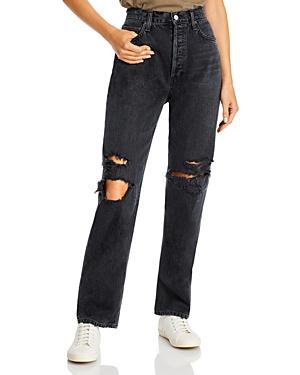 Agolde '90s Pinch Waist Wide Leg Jeans In Howl