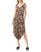 Vince Camuto Floral Tie Shoulder Jumpsuit