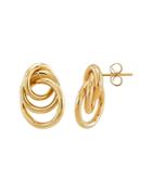 Bloomingdale's Interlocking Circle Stud Earrings In 14k Yellow Gold - 100% Exclusive