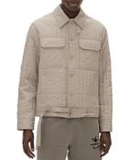 Helmut Lang Compact Poplin Quilted Jacket