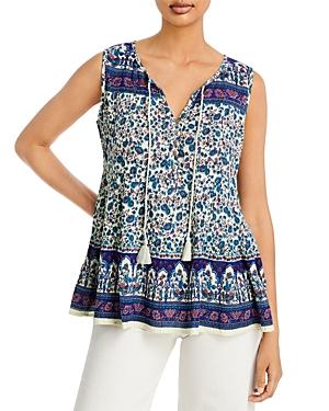 Bila Border Print Tank