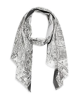 Allsaints Spitalfields Map Oblong Scarf