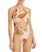 Andrea Iyamah Tiaca Printed Underwire One Piece Swimsuit