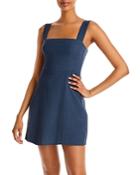 Aqua Square Neck Mini Tank Dress - 100% Exclusive