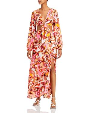 Fore Twist Front Maxi Dress