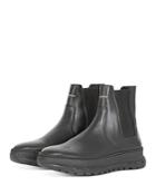 The Kooples Leather Lug Sole Chelsea Boots