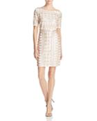Laundry By Shelli Segal Patterned Sequin Dress