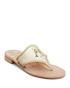 Jack Rogers Women's Accessories Champagne & Glasses Thong Sandals