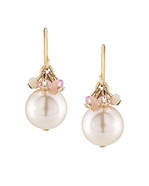Carolee Gracie Mansion Simulated Pearl Drop Earrings