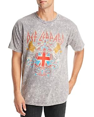Philcos Def Leppard Crest Cotton Graphic Tee