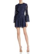 Do And Be Lace Bell Sleeve Dress