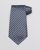 Armani Collezioni Diagonal Feeder Stripe Classic Tie